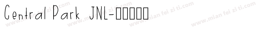 Central Park JNL字体转换